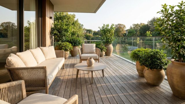 Balkon und Terrasse auf Vordermann bringen: Materialien, Pflege und Kosten