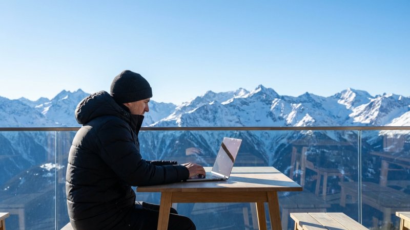 Workation im Alpenraum: Tipps für produktives Arbeiten mit Bergblick